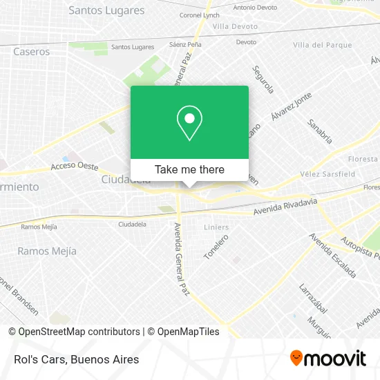 Rol's Cars map