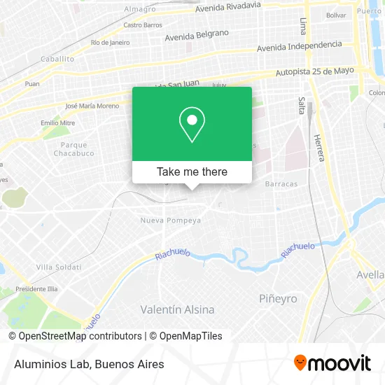 Aluminios Lab map