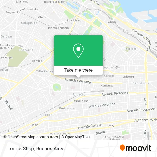 Tronics Shop map