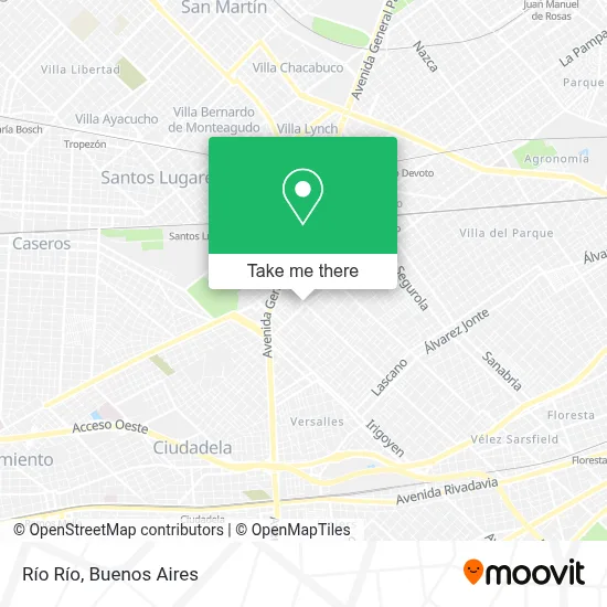 Río Río map