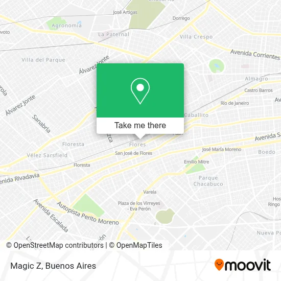 Magic Z map