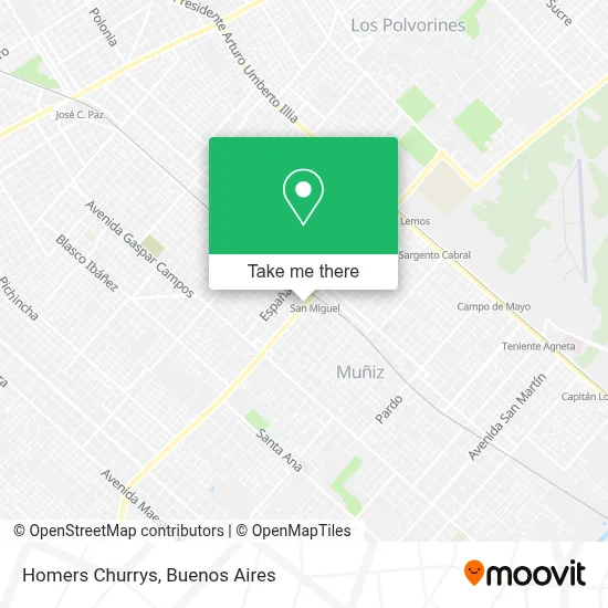 Homers Churrys map