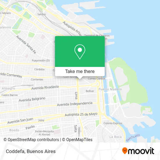 Coddefa map