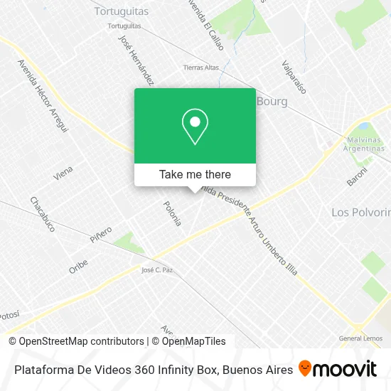 Plataforma De Videos 360 Infinity Box map