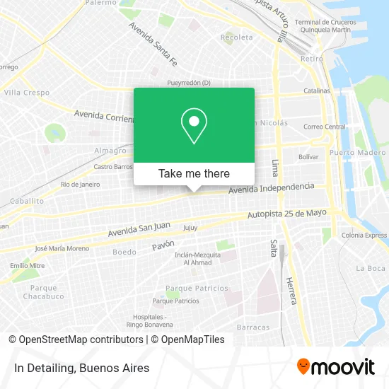 In Detailing map