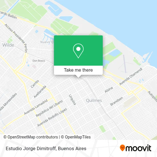 Estudio Jorge Dimitroff map