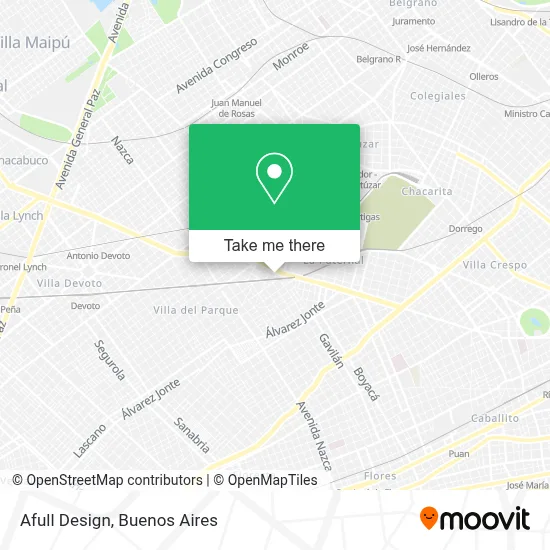 Afull Design map