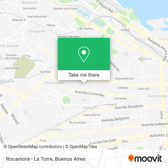 Rocamora - La Torre map