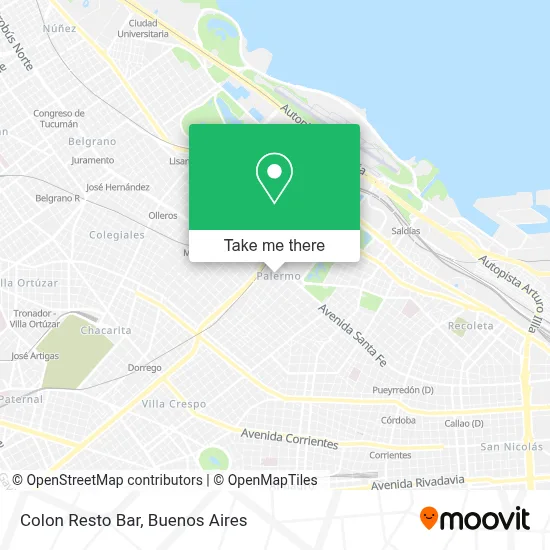 Colon Resto Bar map