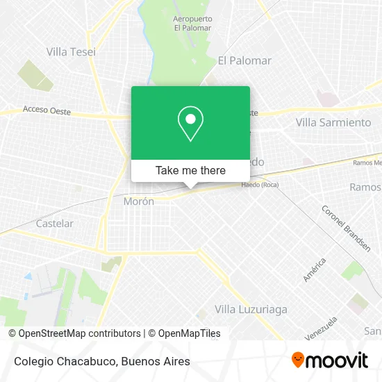 Colegio Chacabuco map