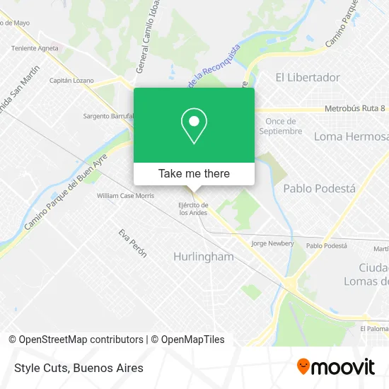 Style Cuts map