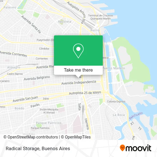 Radical Storage map