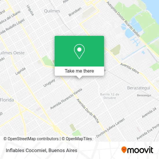 Inflables Cocomiel map