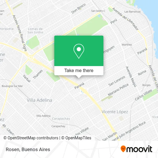 Rosen map