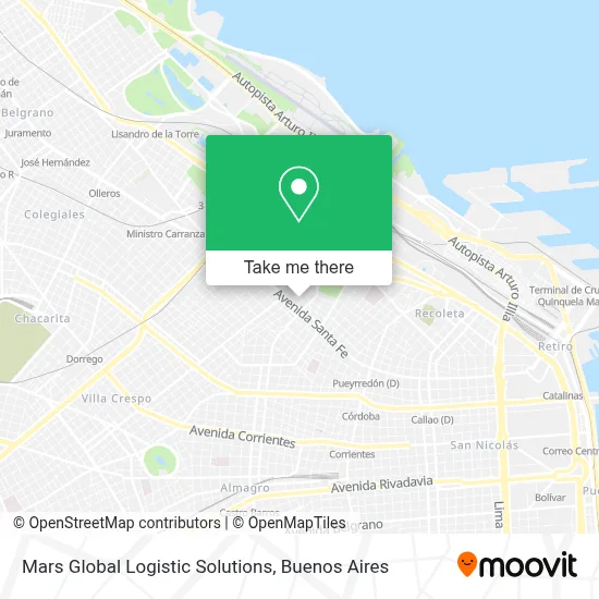 Mars Global Logistic Solutions map