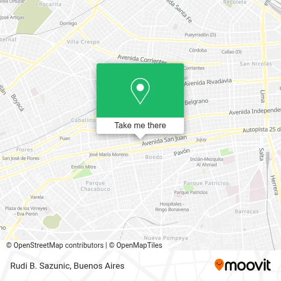 Rudi B. Sazunic map
