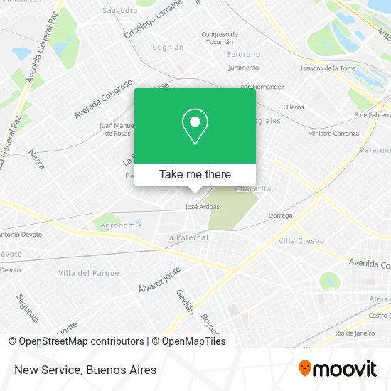 New Service map