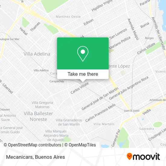 Mecanicars map