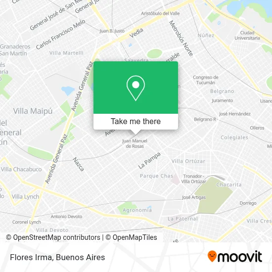 Flores Irma map