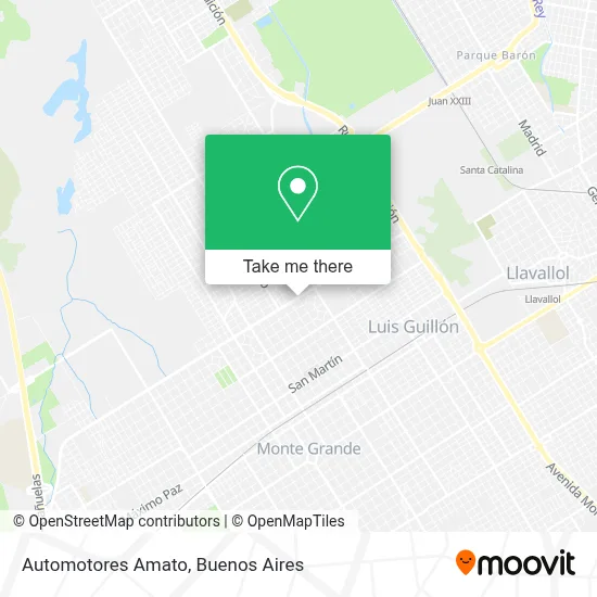 Automotores Amato map
