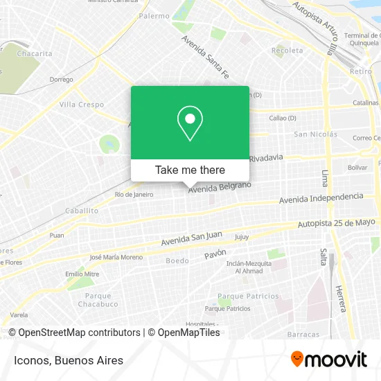 Iconos map