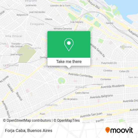 Forja Caba map
