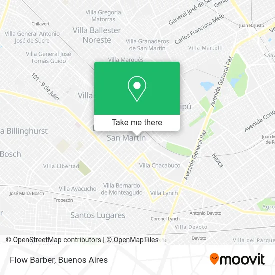 Flow Barber map