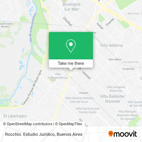 Rocchio. Estudio Jurídico map