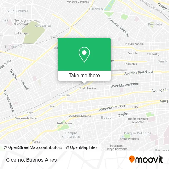 Cicemo map