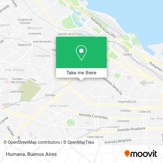 Humana map