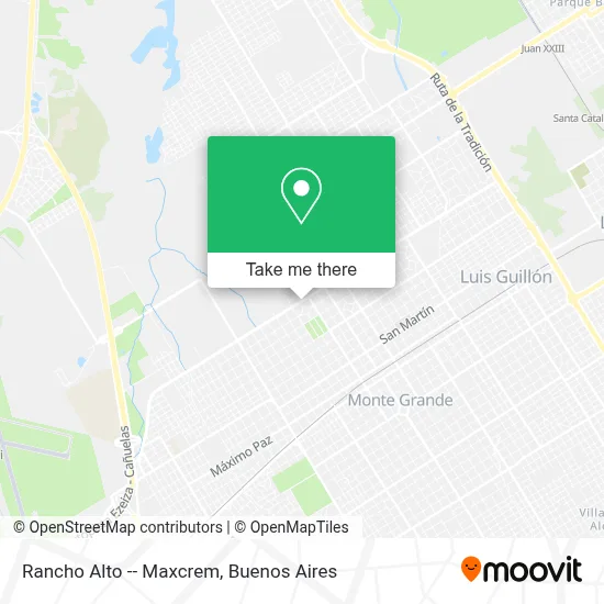 Rancho Alto -- Maxcrem map
