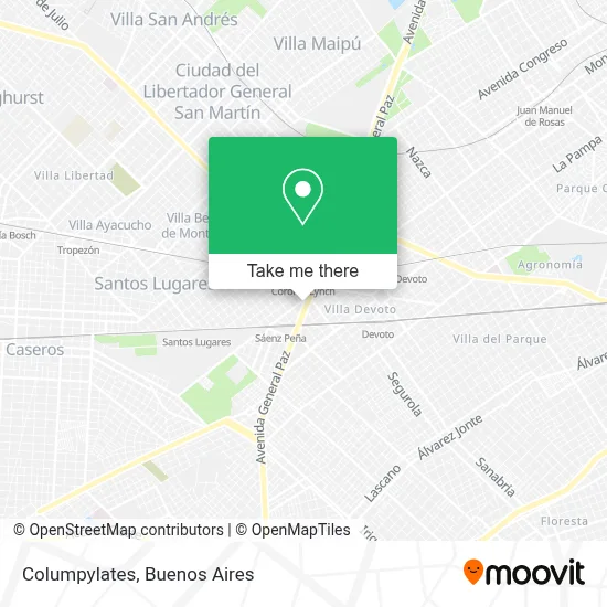 Columpylates map