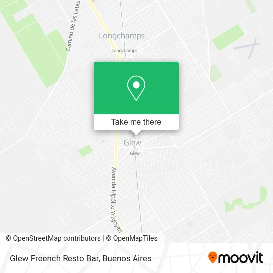 Glew Freench Resto Bar map