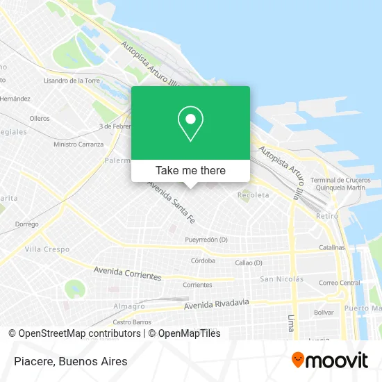 Piacere map