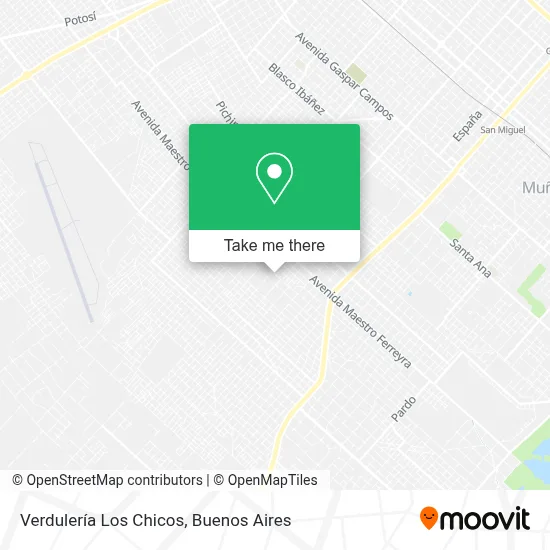 Verdulería Los Chicos map