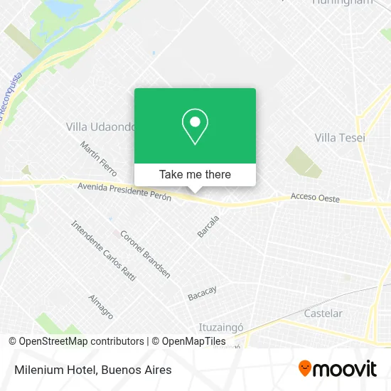 Milenium Hotel map