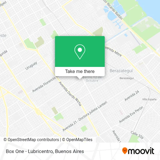 Box One - Lubricentro map