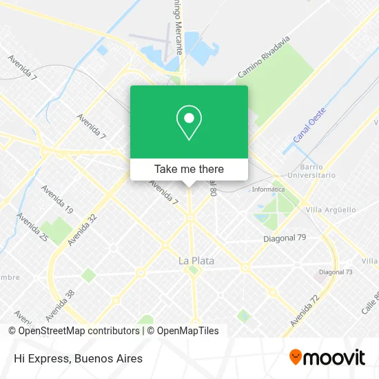 Hi Express map