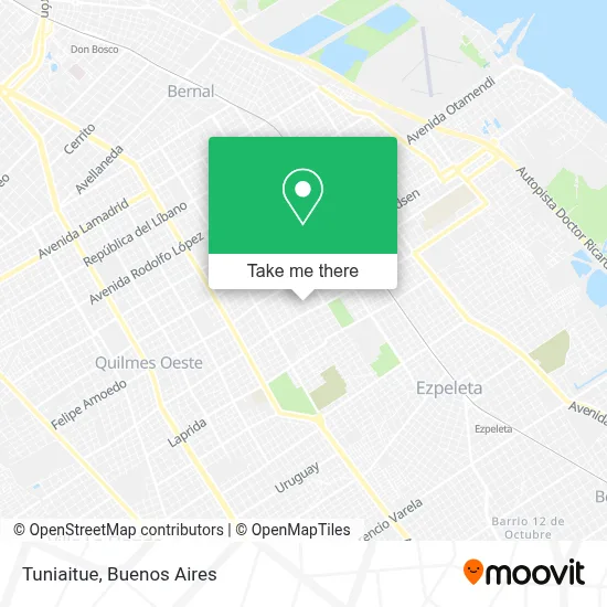 Tuniaitue map