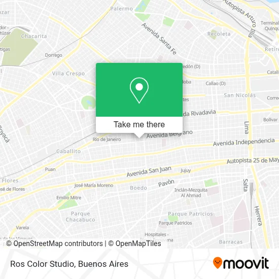 Ros Color Studio map