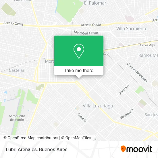 Lubri Arenales map