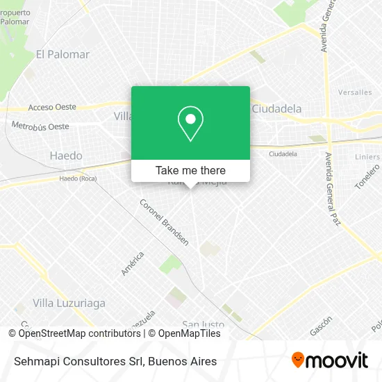 Sehmapi Consultores Srl map