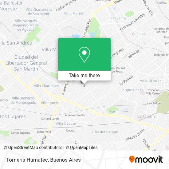 Tornería Humatec map