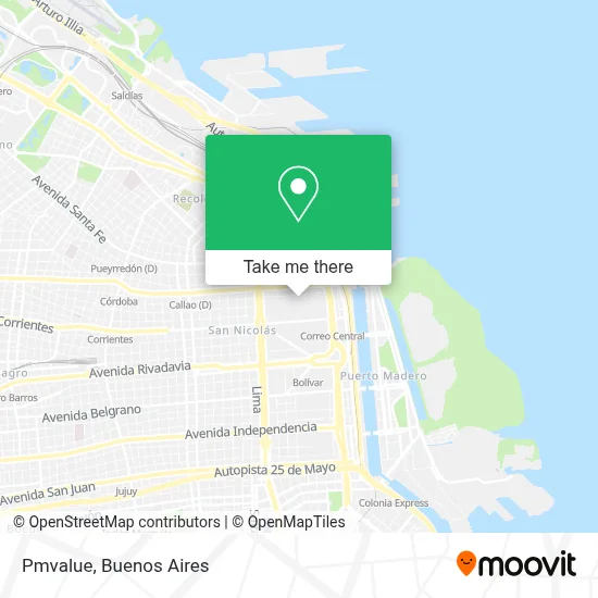 Pmvalue map