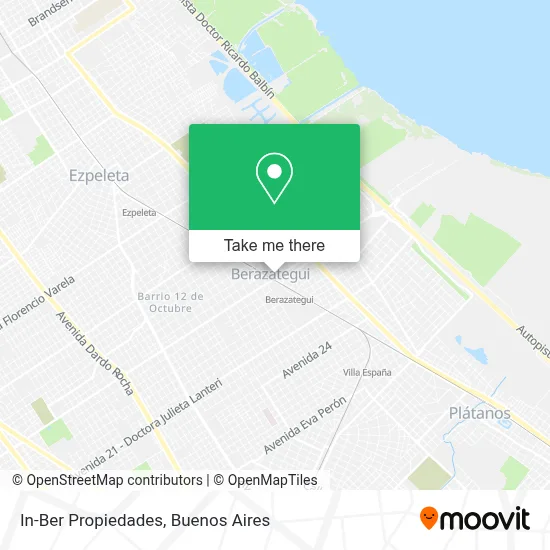 In-Ber Propiedades map