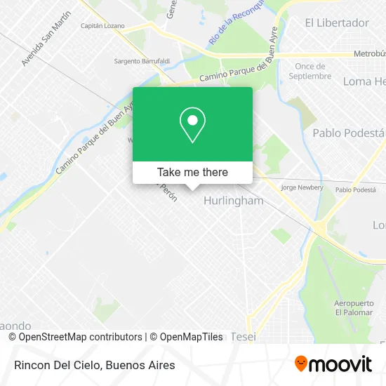 Rincon Del Cielo map