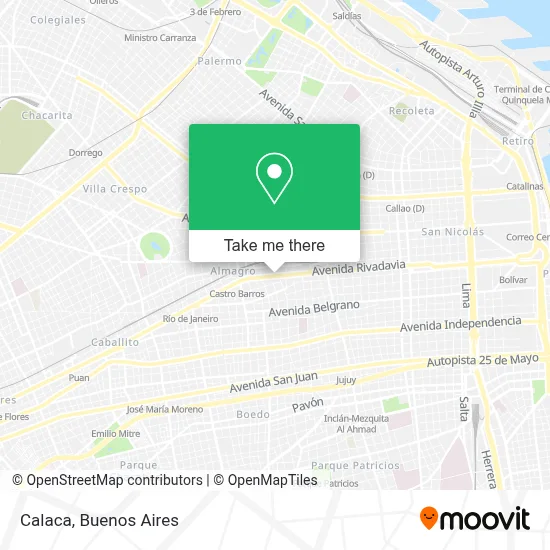 Calaca map