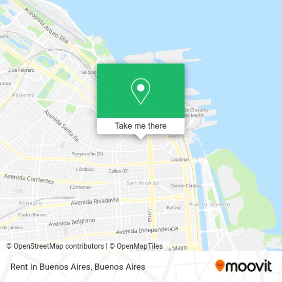 Rent In Buenos Aires map