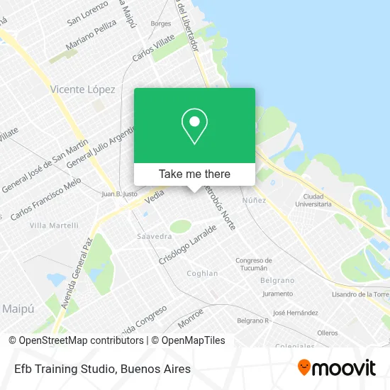 Efb Training Studio map