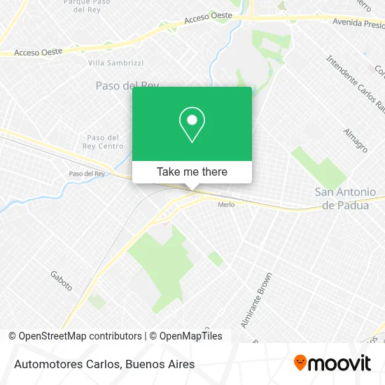 Automotores Carlos map